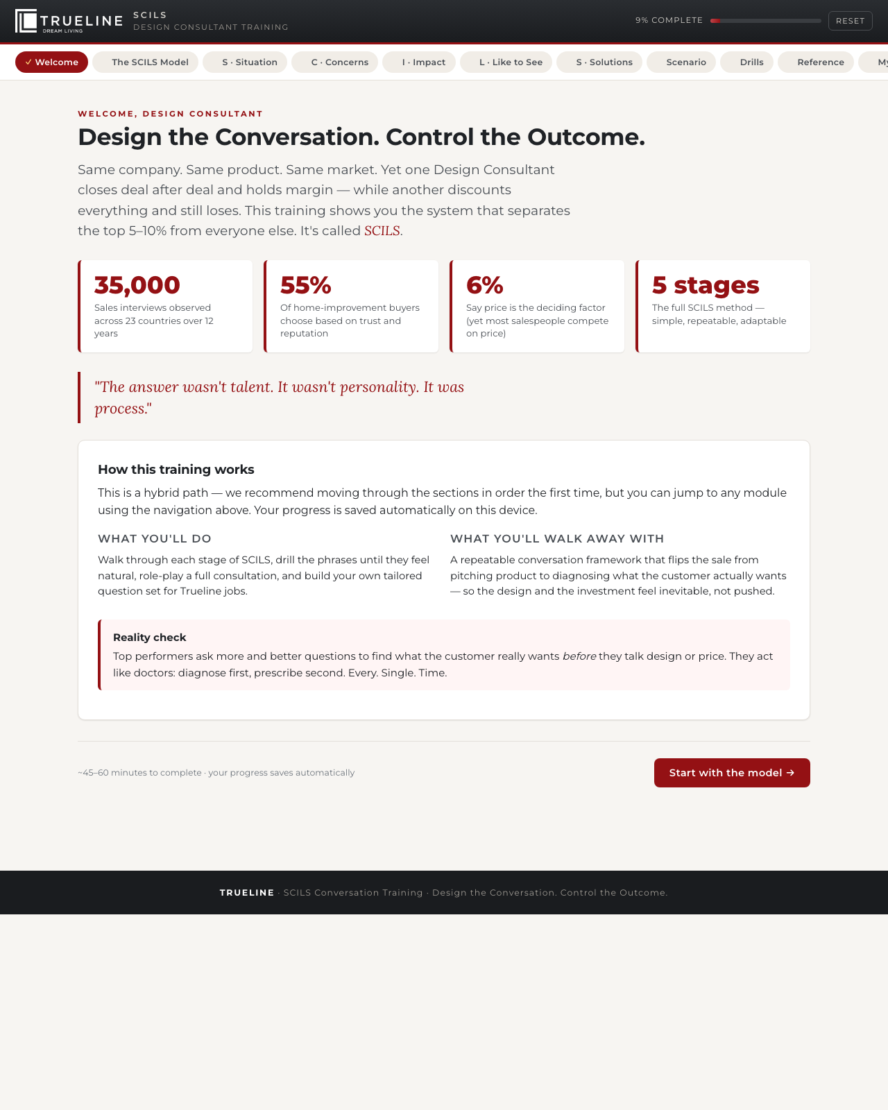 SCILS — Design Consultant Training