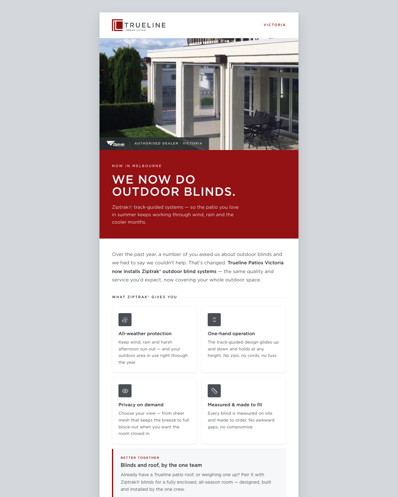 Ziptrak Blinds — Flyer (Web)